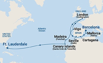 25-Day Iberian Grand Adventure Itinerary Map